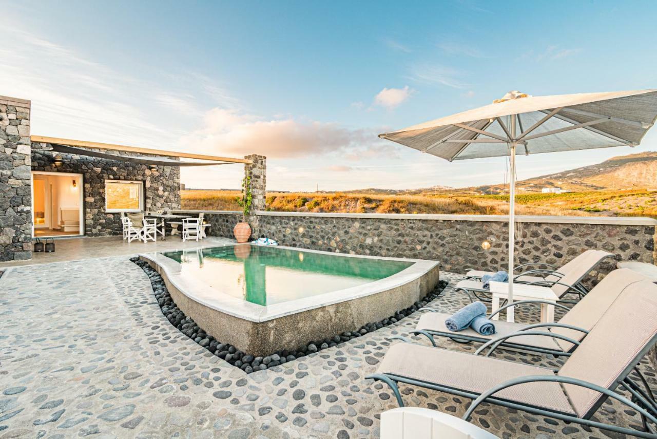 Klimata House - Private Jacuzzi Pool & Bbq Villa Vlychada ภายนอก รูปภาพ