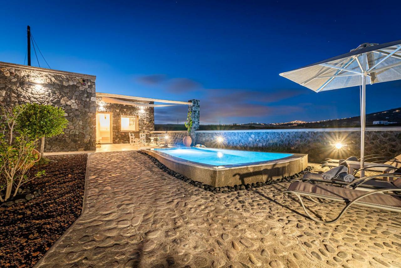 Klimata House - Private Jacuzzi Pool & Bbq Villa Vlychada ภายนอก รูปภาพ