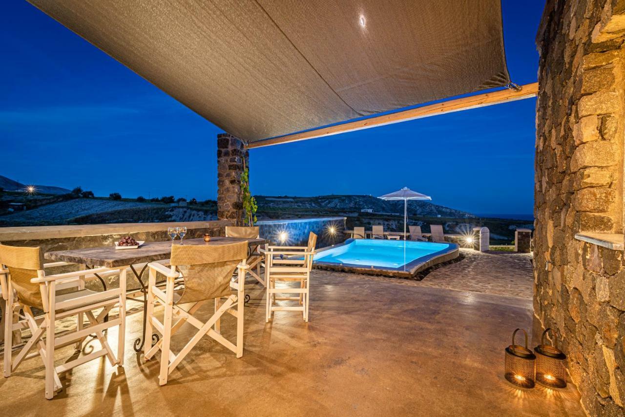 Klimata House - Private Jacuzzi Pool & Bbq Villa Vlychada ภายนอก รูปภาพ